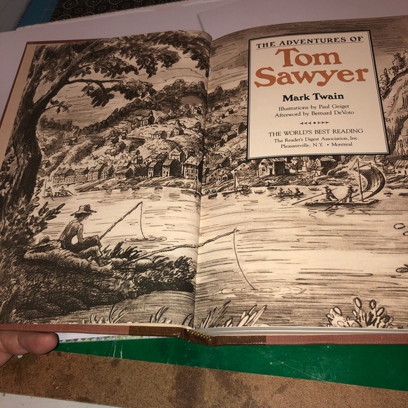 The Adventures of Tom Sawyer By Mark Twain , classic story of a great adventure - Picture 2 of 6